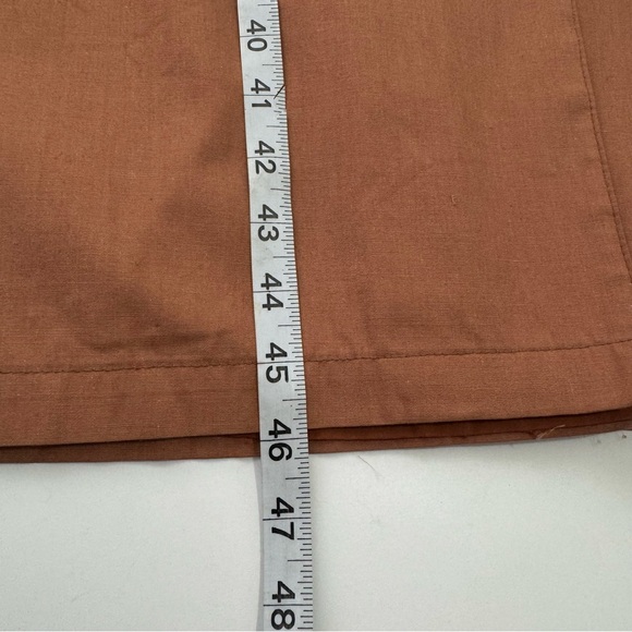 Vintage 80s London Fog Trench Coat Women’s Sz 12 Orange Fall Jacket Amish Style - Picture 12 of 12